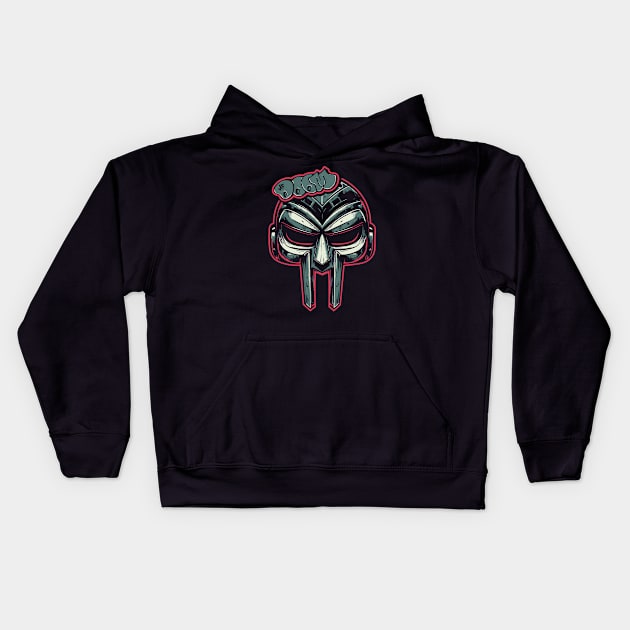 MF DOOM /// Vintage Original Fan Art Kids Hoodie by Trendsdk